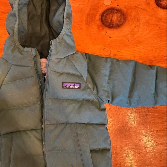 Patagonia Kids Puffer Jacket - Forest Green - Picture 5 of 5